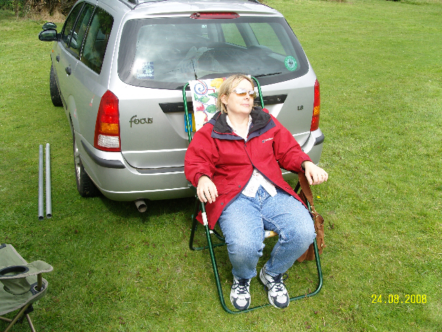 Hampshire Hilltopper Member enjoying some rest