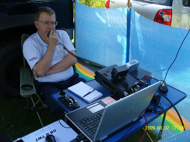 GB�TWT in operation, G�JLX at the helm on HF