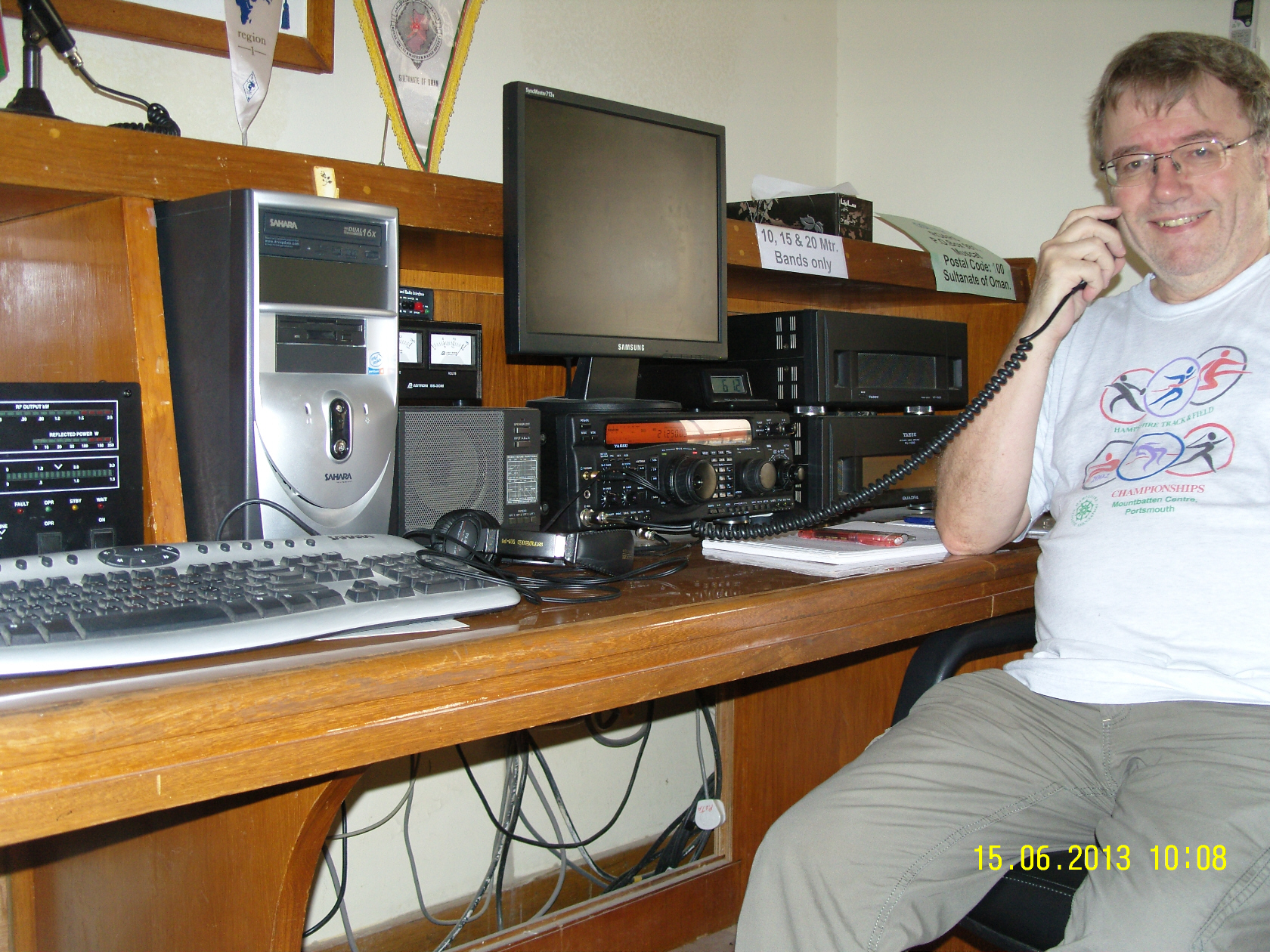 The Royal Omani Amateur Radio Society HQ Operating Position(s)